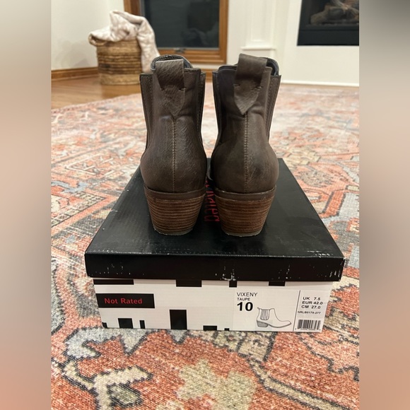 Womens Not Rated taupe booties - Picture 4 of 4